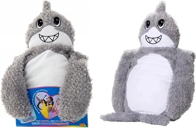 EPEE Tulinki squalo di peluche grigio 60 cm