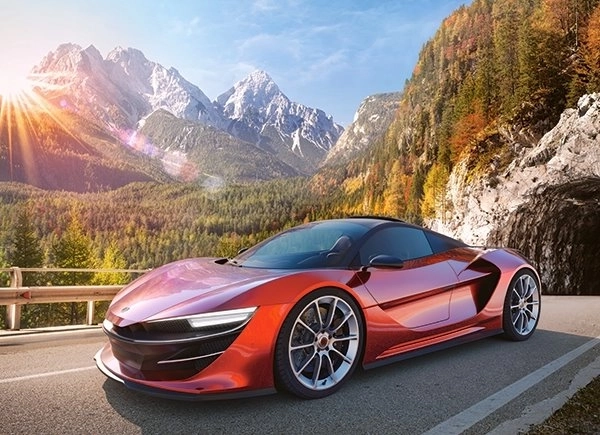 Puzzle auto sportiva 100 pezzi