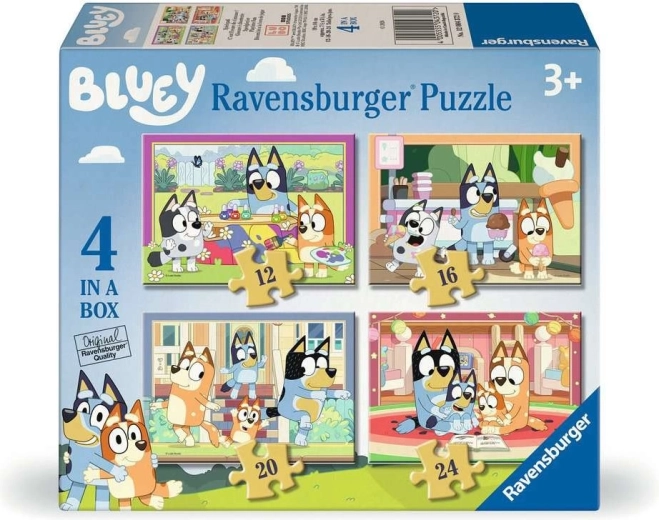 Puzzle Ravensburger Bluey 4 in 1 (12, 16, 20, 24 pezzi)