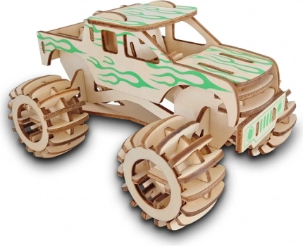 Puzzle 3D in Legno Monster Truck