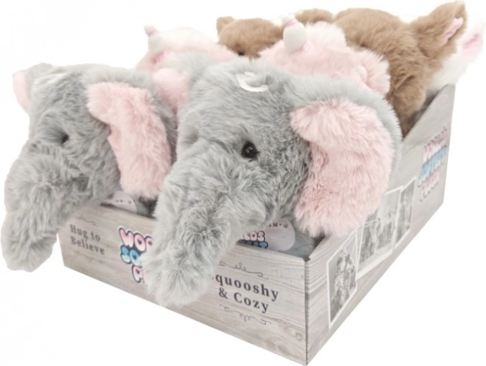 Elefante di peluche grigio 27 cm