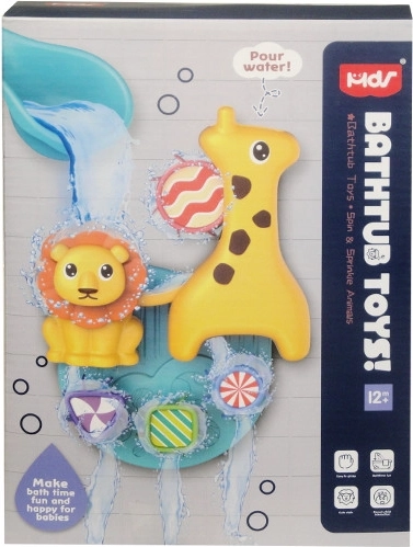 Giocattolo da bagno divertente con bicchierini e ventose per bambini dai 12 mesi
