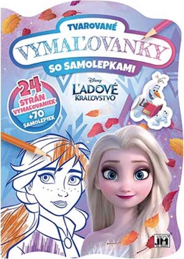 Album da colorare sagomato Frozen
