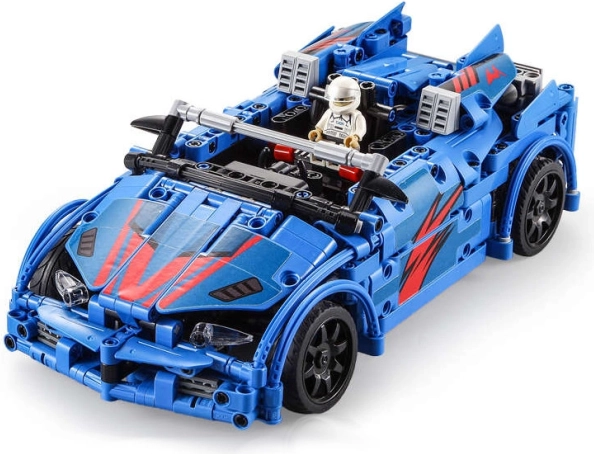 Set di costruzione CADA auto da corsa radiocomandata, 585 pezzi con sedile eiettabile