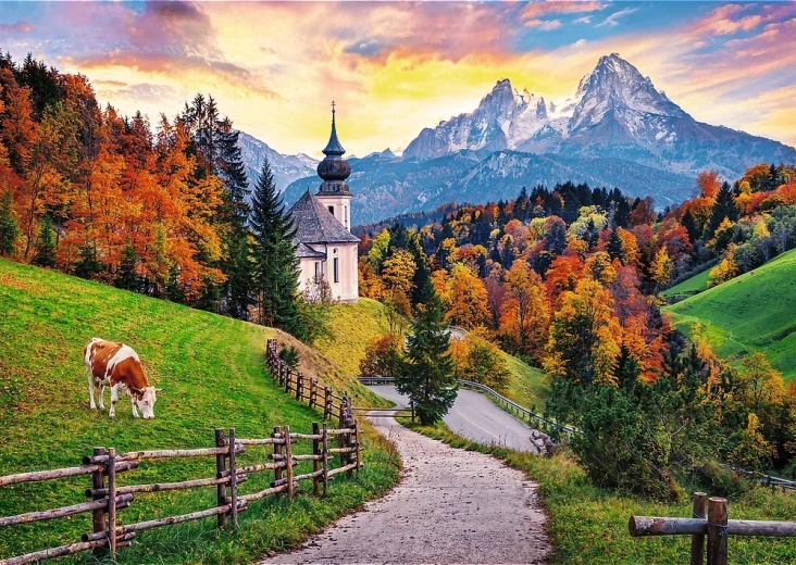 Puzzle Autunno nelle Alpi Bavaresi 2000 pezzi