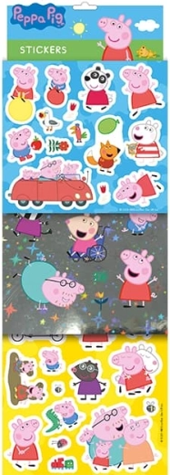 Adesivi Peppa Pig – set con effetto foil e glitter