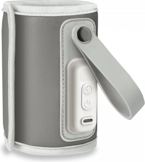 Scaldabiberon Thermup Go Grey argento