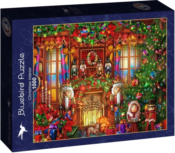 Puzzle Bluebird Decorazione natalizia degli interni 1000 pezzi