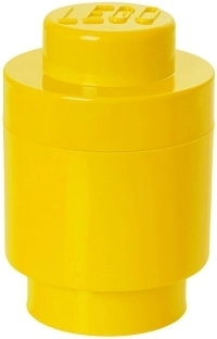 Lego contenitore rotondo 123 × 183 mm – giallo