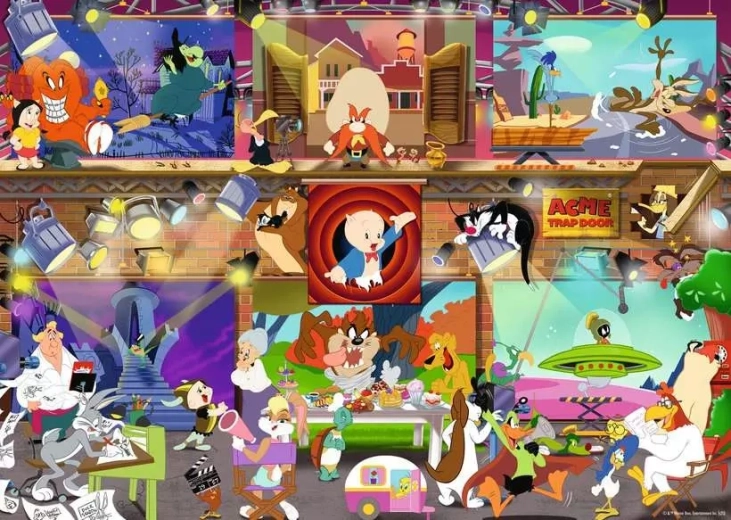 Puzzle RAVENSBURGER Looney Tunes Studio 1000 pezzi