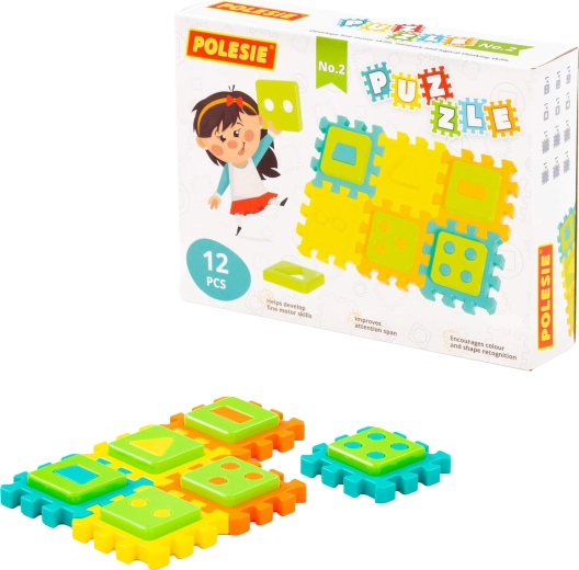 Puzzle a incastro per bambini da 12 pezzi
