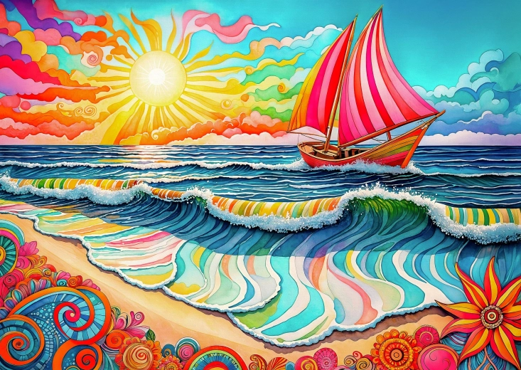 Enjoy puzzle Navigazione all’alba 1000 pezzi