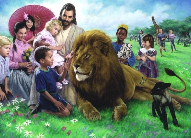 Puzzle EUROGRAPHICS Leone e agnello 1000 pezzi