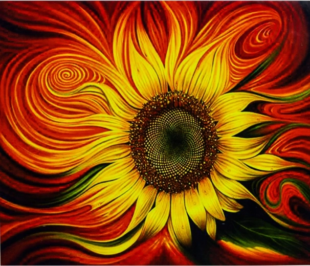 Norimpex pittura con numeri Girasoli 40 × 50 cm