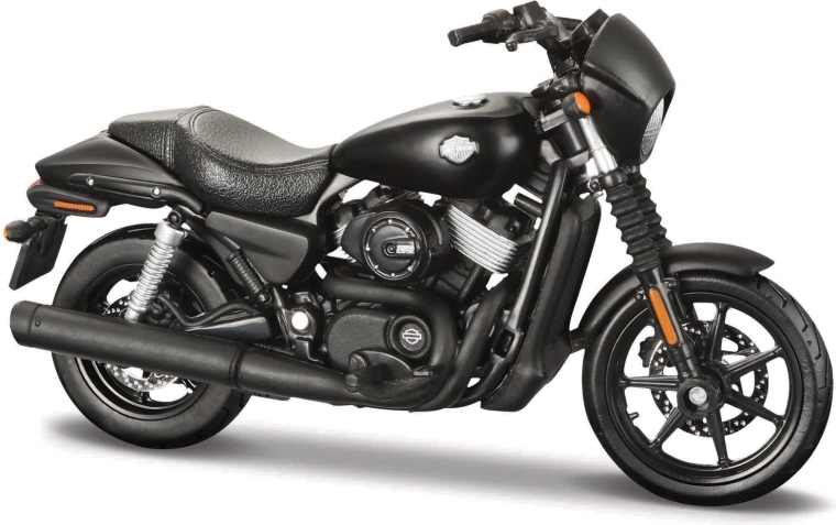 Maisto Harley-Davidson Street 750 2015 moto 1:18 nero opaco