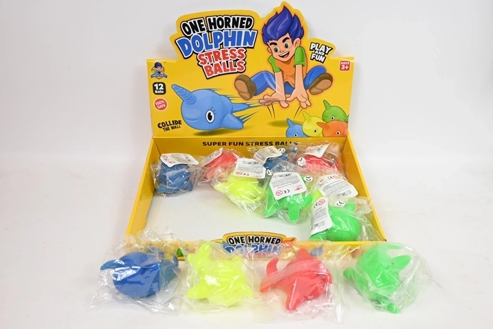 Delfino antistress da schiacciare – espositore da 12 pz