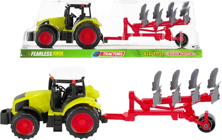 trattore con rimorchio agricolo