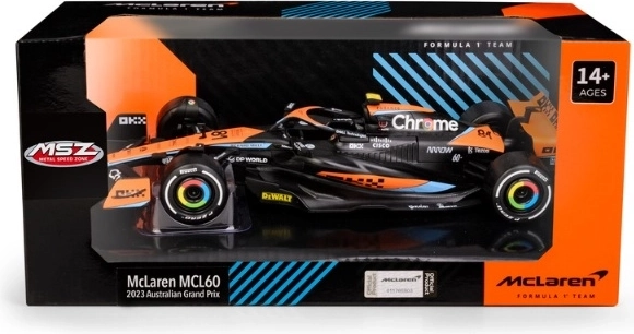 Modello da collezione della monoposto MSZ McLaren MCL60 Australian GP in scala 1:24