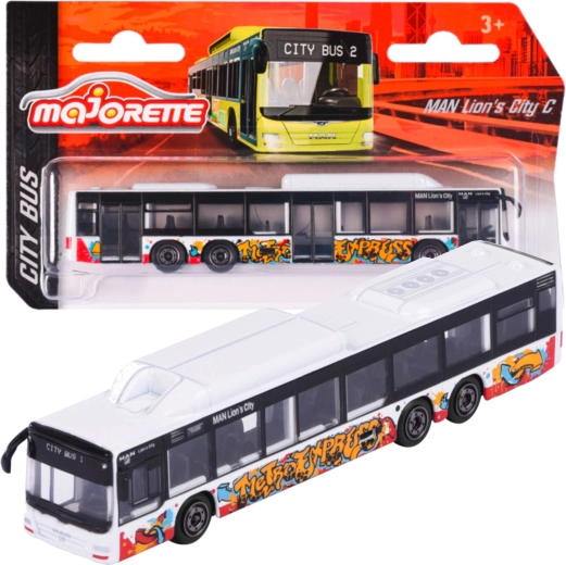 Autobus urbano MAN Lion's City C – modello bianco Majorette
