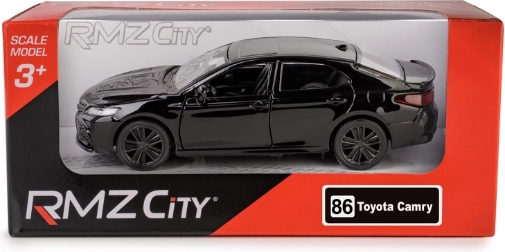 Modello in metallo RMZ City Toyota Camry 2022 1:32 nero con meccanismo pull-back
