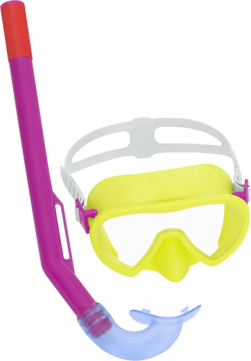 Bestway set da snorkeling junior giallo – maschera e boccaglio