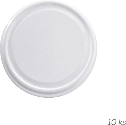 Coperchio metallico per conserve TO 66 bianco (10 pz)