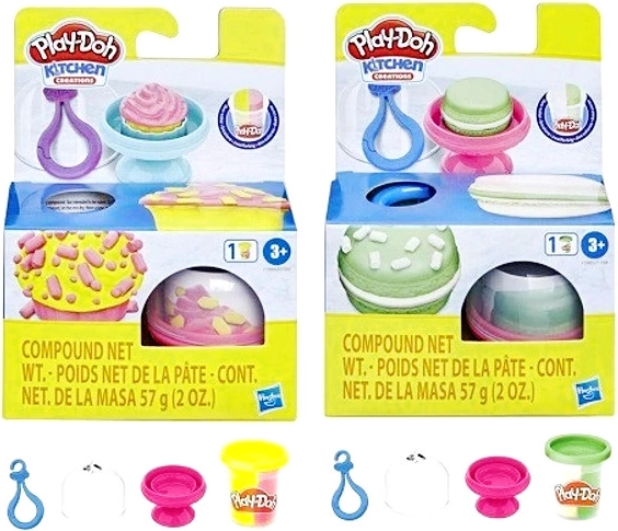 Play-Doh cupcakes e macarons – set creativo per pasticceria con pasta da modellare