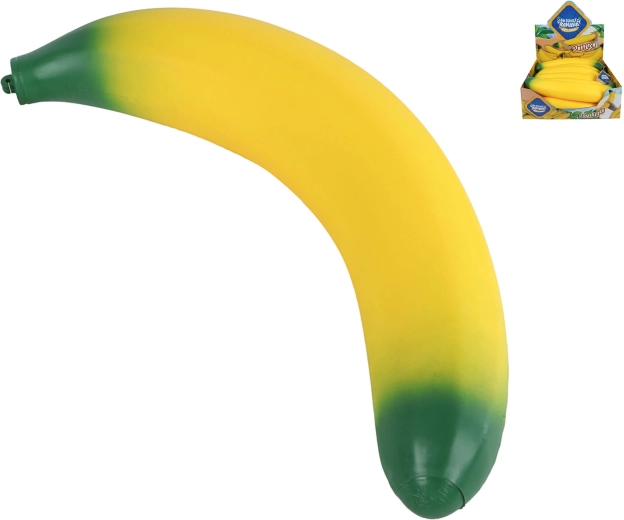 Giga squeeze banana – giocattolo antistress da schiacciare e allungare 37 cm