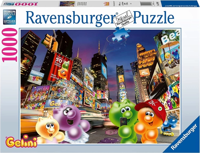 Puzzle Ravensburger Gelini a Times Square 1000 pezzi