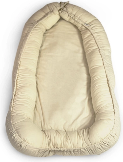 Petite&Mars nido protettivo per neonato Feel Safe beige chiaro 90 × 60 cm