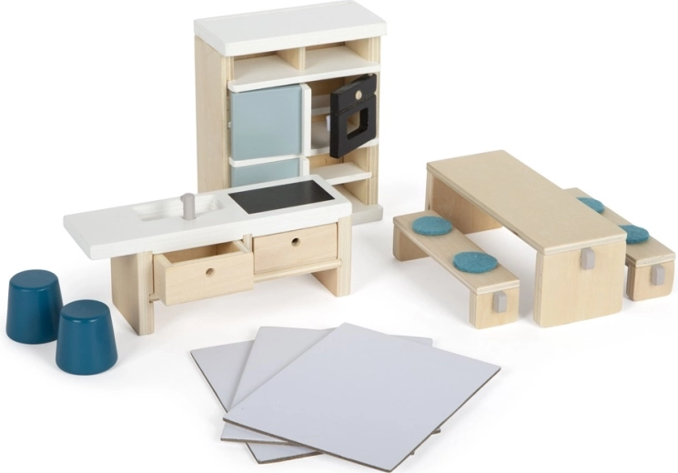 Mobili da cucina per la casa delle bambole