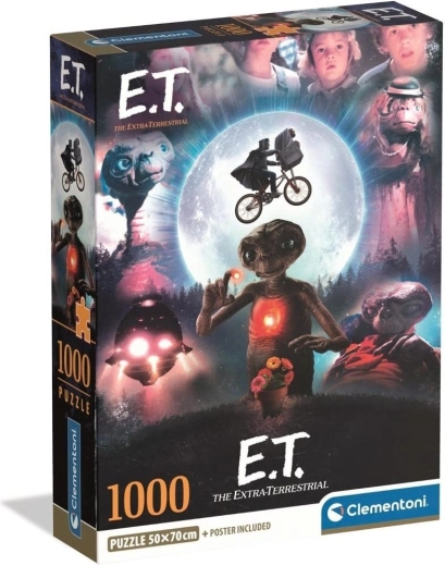 Puzzle CLEMENTONI film cult: E.T. l’Extra-Terrestre 1000 pezzi