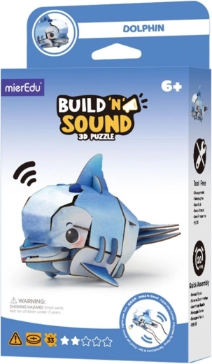 Puzzle 3D MierEdu costruisci e ascolta – delfino
