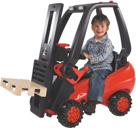 Carrello elevatore a pedali BIG LINDE Forklift per bambini