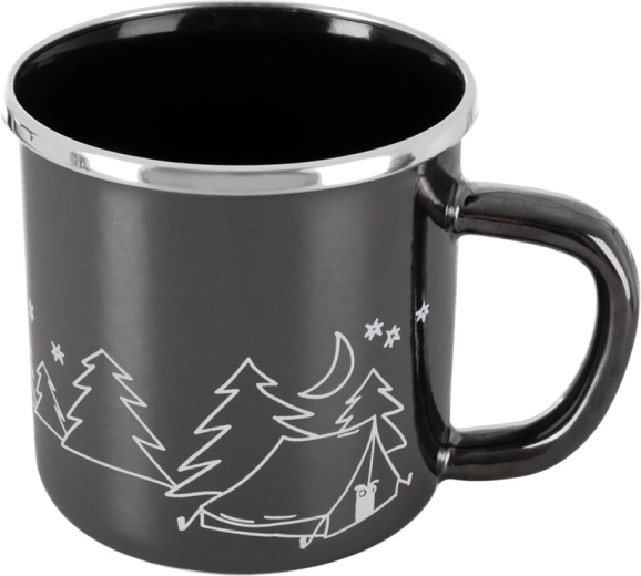 Tazza da campeggio smaltata METALIC Lem Camp 0,41 l