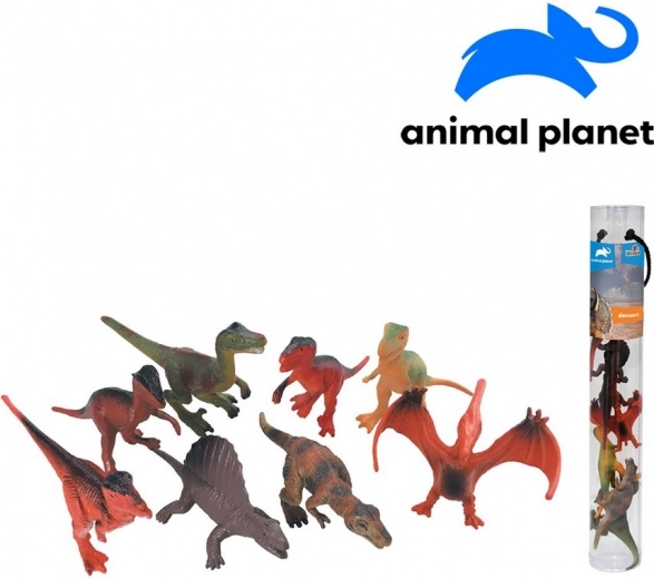 Animali nella tuba Dinosauri per applicazione mobile, 8 pz