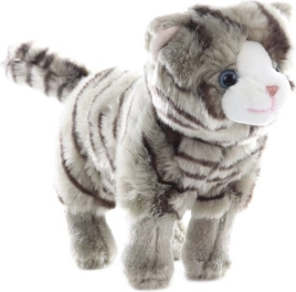 gatto di peluche con suoni 40 cm eco‑friendly
