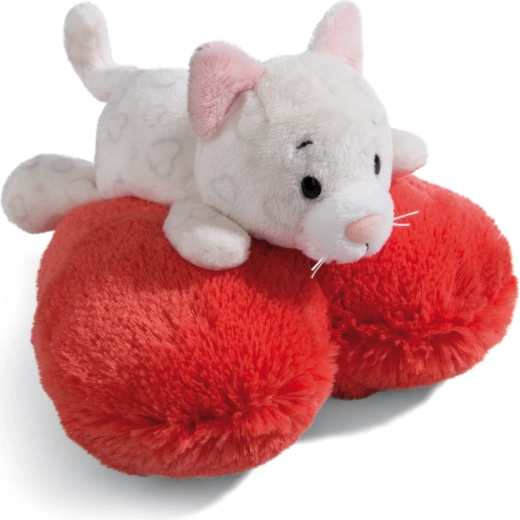 Gattina di peluche NICI con cuore 13 cm