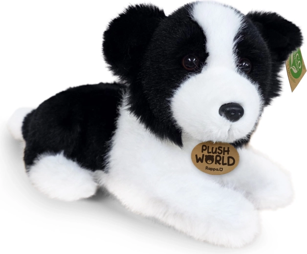 Cane border collie di peluche 22 cm eco-friendly Plush World