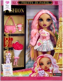 Bambola alla moda Rainbow High Pretty in Paris Kia - 1 pezzo