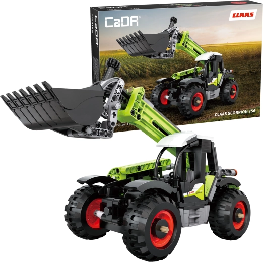 CaDA caricatore telescopico Claas Scorpion 756 – set di costruzione da 401 pezzi