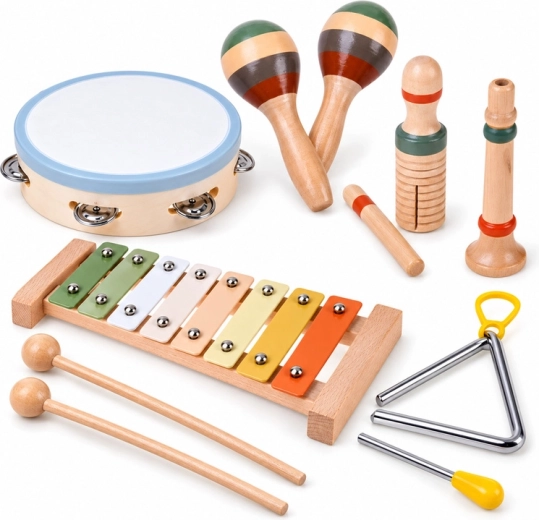 Set di strumenti musicali per bambini in legno