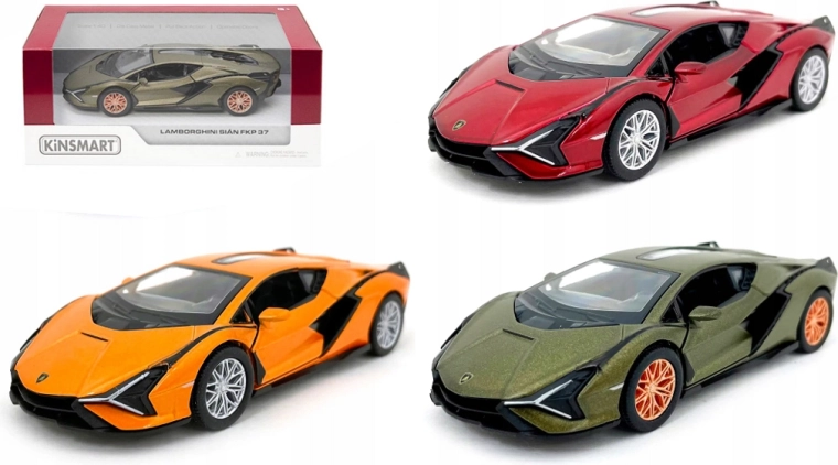Modello in metallo Lamborghini 1:40 con trazione a retrocarica Pull Back