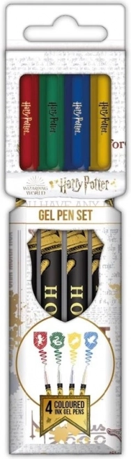 Penna gel colorata HARRY POTTER – set 4 pz