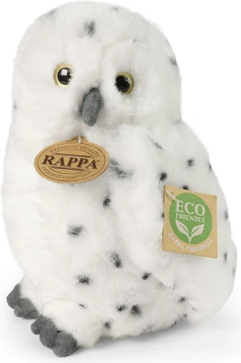 Rappa peluche gufo delle nevi 19 cm eco-friendly