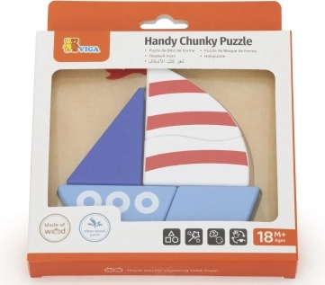 Puzzle in legno – veliero per i più piccoli