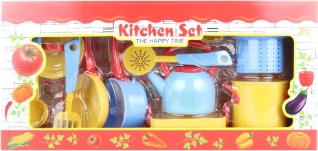 Set di stoviglie in plastica per bambini