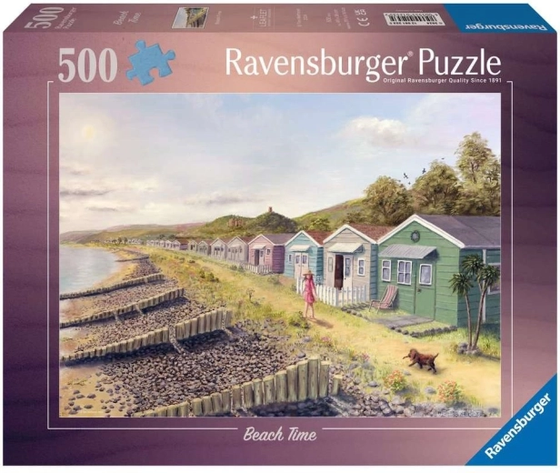 Puzzle Ravensburger "Tempo di spiaggia" 500 pezzi