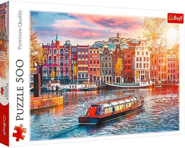 Puzzle 500 pezzi amsterdam, paesi bassi