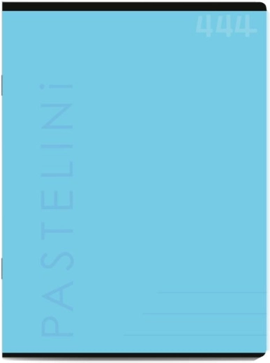 Quaderno A4 PASTELINI blu, a righe, 40 fogli